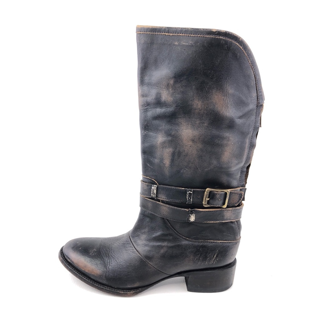 Freebird by Steven Drove Distressed Leather Boots 8